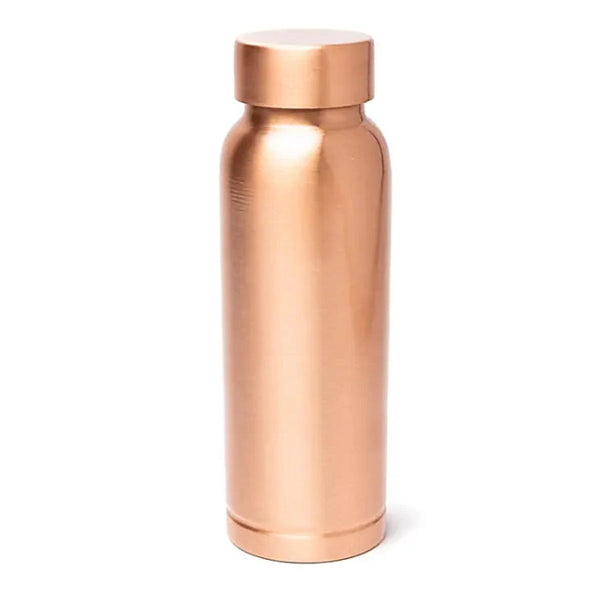 Rückseite Kupferflasche, 500ml Fassungsvermögen, mit Lasergravur der Chakren