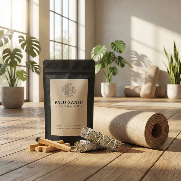 Palo Santo & Salbei im Aromabeutel von Gaia-Klangspiele im Yogastudio