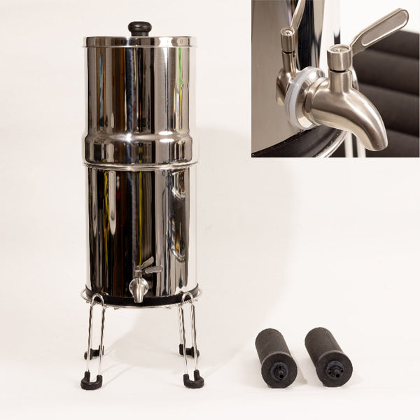 Wasserfilter Edelstahlhahn 8.5L