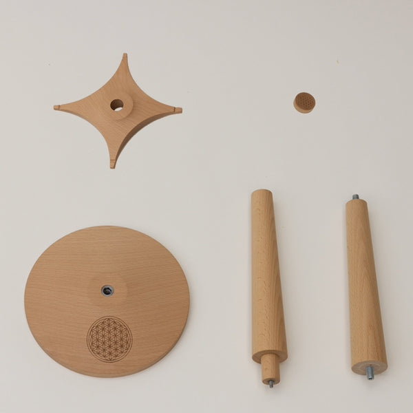 Klangspielständer Blume des Lebens Einzelteile