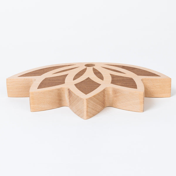 Klangspielständer Lotusblume Buche massiv Boden