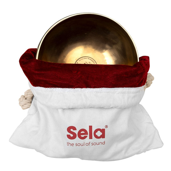 Sela Harmony Klangschale Messing im Beutel