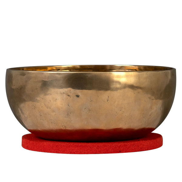Sela Harmony Singing Bowl Messing 26 cm mit Filzunterlage