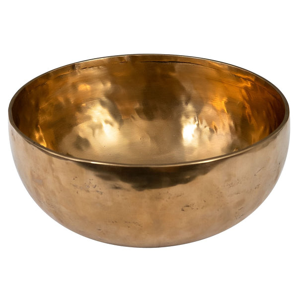 Sela Harmony Klangschale Messing 26 cm handgefertigt Schrägansicht