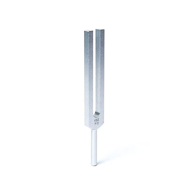 Stimmgabel 432 Hz ungewichtet, 18 cm, Aluminium – Meditation und Klangtherapie