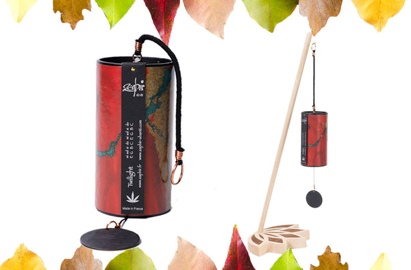 Twilight - Gioco Sonoro Artigianale In Legno, Colore Arancione, Prodotto In Francia
