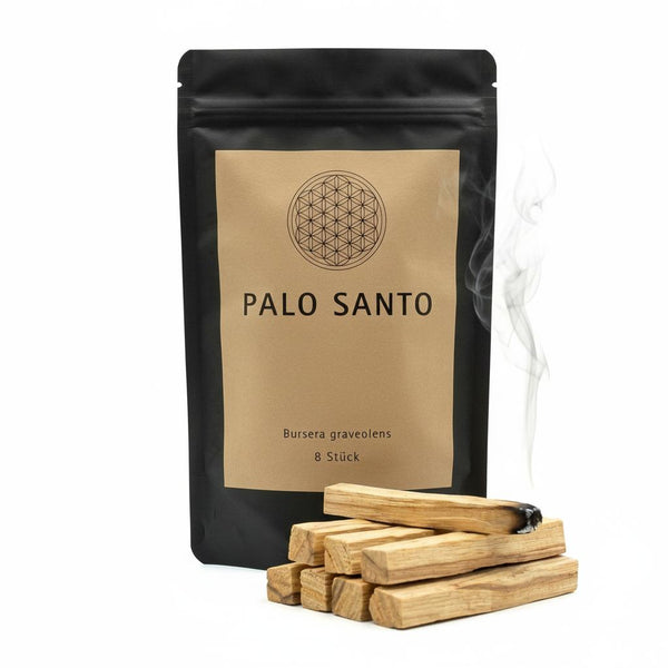 Palo Santo Räucherholz – 8 naturbelassene Sticks für Reinigung & Rituale