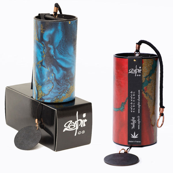 Zaphir Klangspiel 2er Spar-Set – Windspiel, 2 Jahreszeiten frei wählbar. Crystalide, Sunray, Twilight, Sufi, BlueMoon