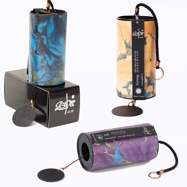 Zaphir Klangspiel 3er Spar-Set – Windspiel, 3 Jahreszeiten frei wählbar, Gaia Klangspiele
