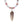 Mala Rhodonit Grauer Quarz mit Feder – elastische Meditationskette