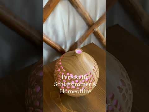 Ultraschall Aroma Diffuser 180 ml Video mit Farbwechsel