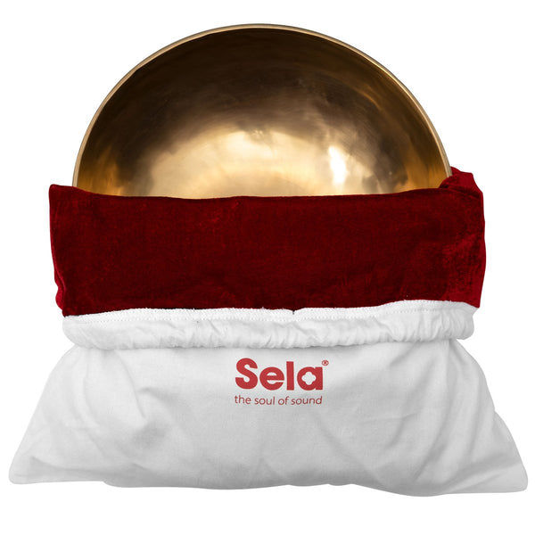 Sela Harmony Klangschale 26cm Messing im velourgefüttertem Beutel