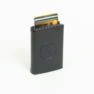 Gaiachimes Wallet RFID Front Gift box Carbon